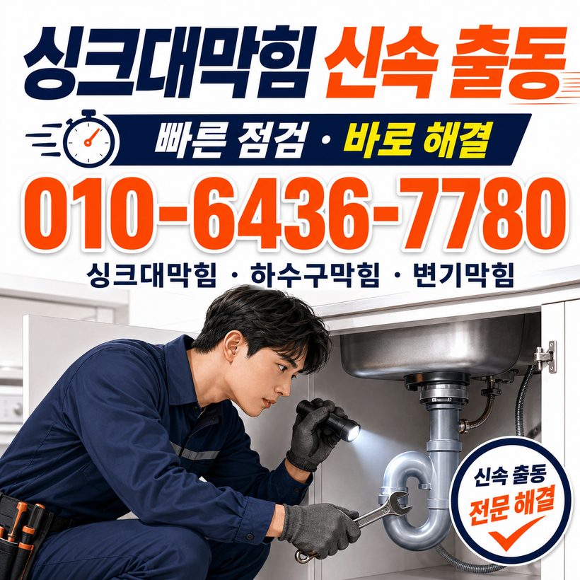 신선동 하수구막힘 빠른출동 5