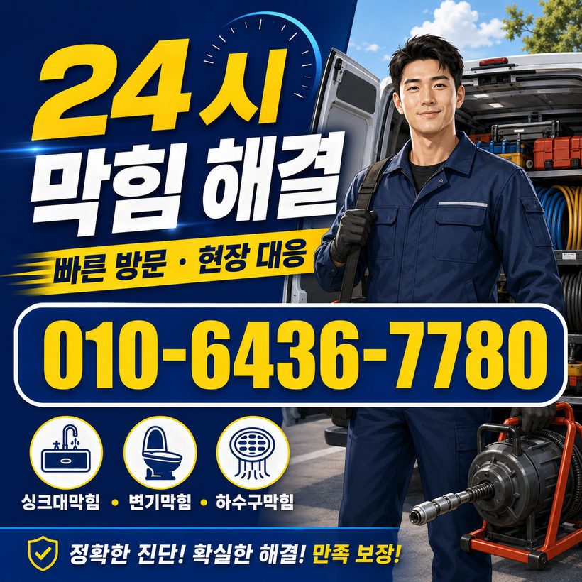 남항동 하수구막힘 빠른출동 2