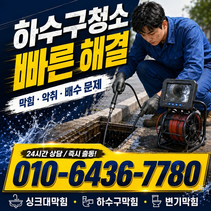 부암동 하수구막힘 빠른출동 1