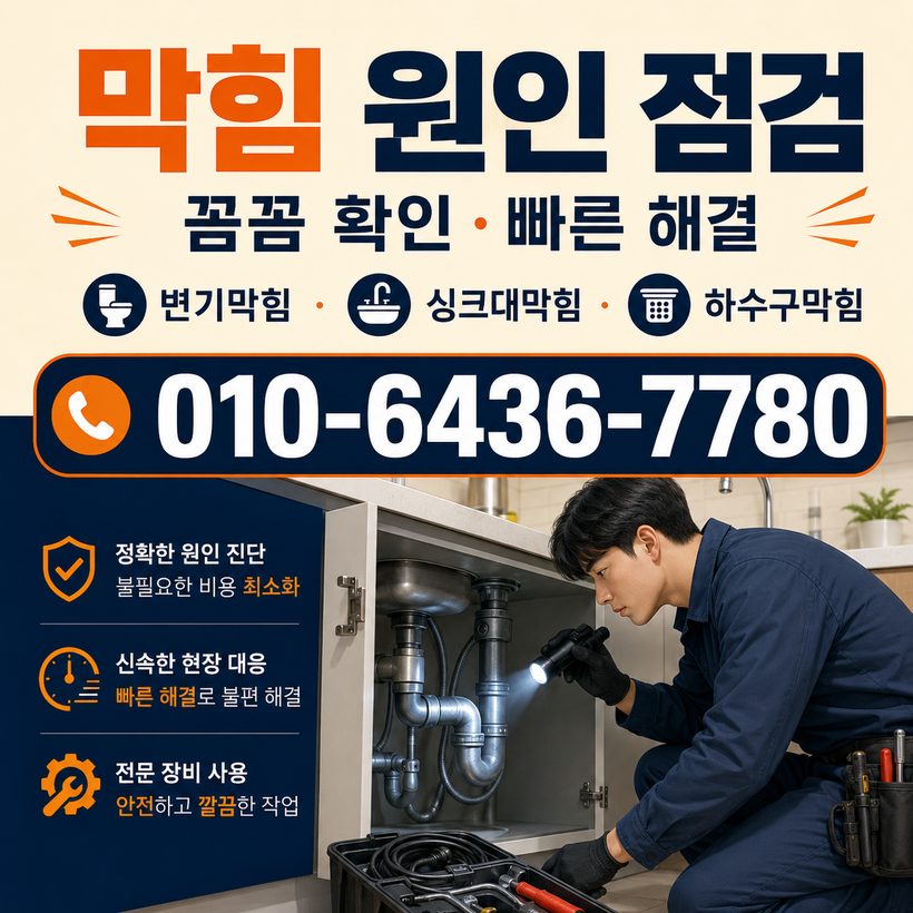 부평동 하수구막힘 빠른출동 5