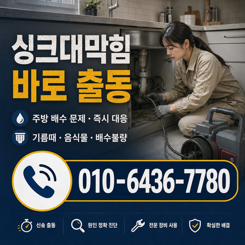 우동 하수구막힘 빠른출동 5