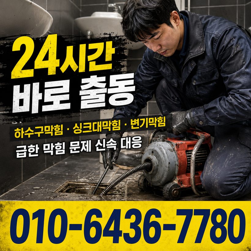 엄궁동 하수구막힘 빠른출동 4