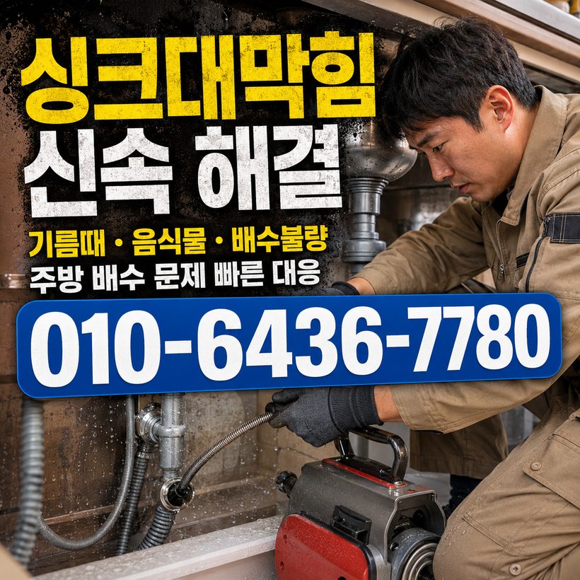 보수동 하수구막힘 빠른출동 2
