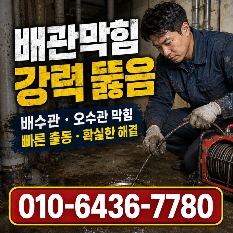 하단동 하수구막힘 빠른출동 3