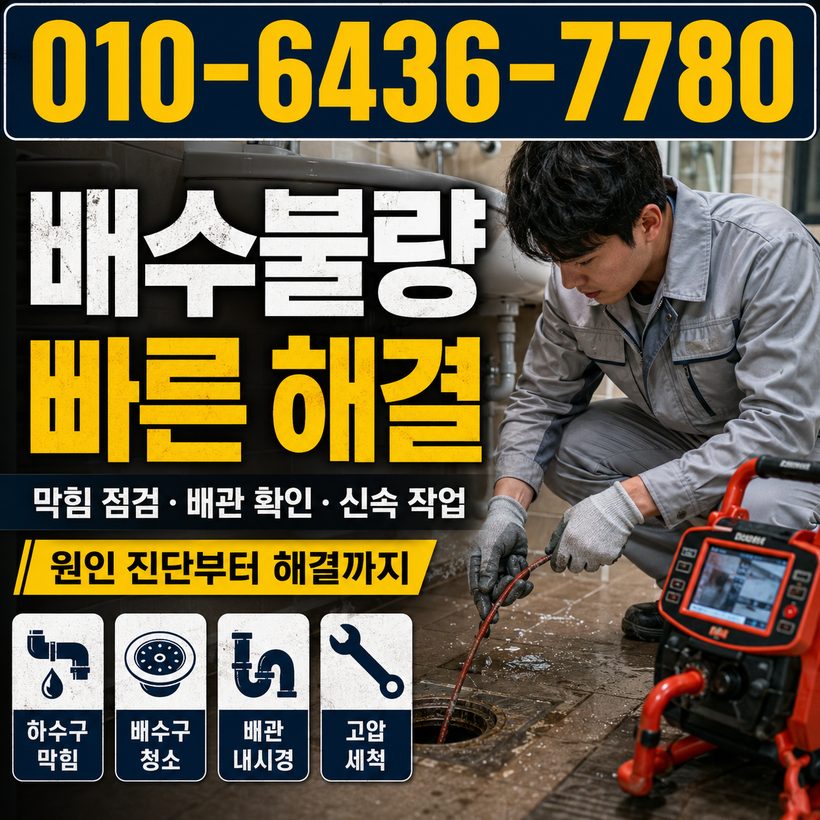 남부민동 하수구막힘 빠른출동 1
