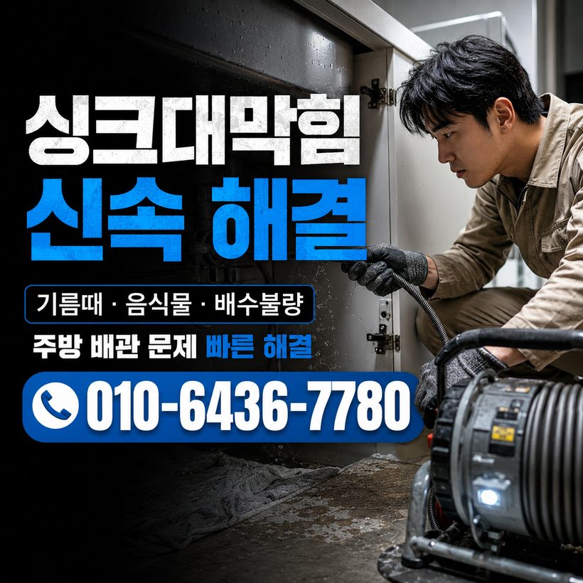 우암동 하수구막힘 빠른출동 3