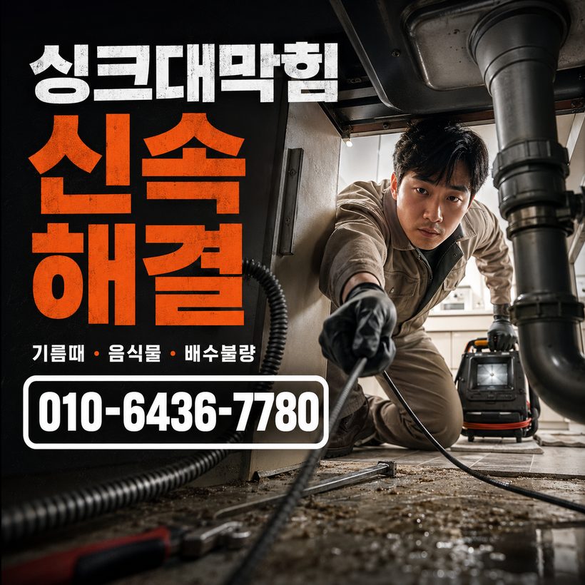 수민동 하수구막힘 빠른출동 3