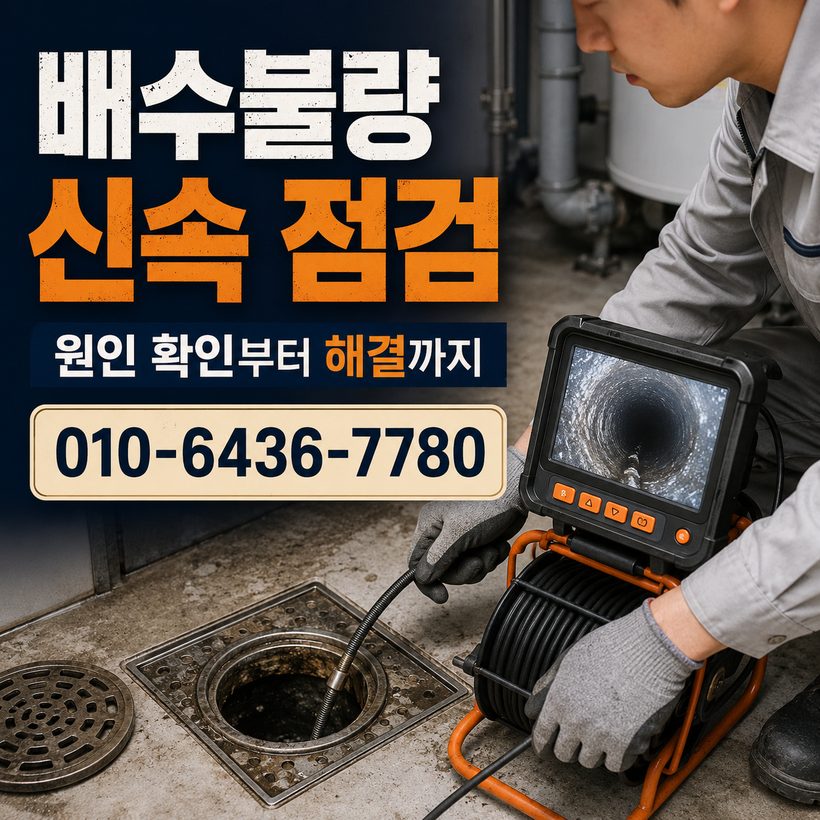용호동 하수구막힘 빠른출동 2