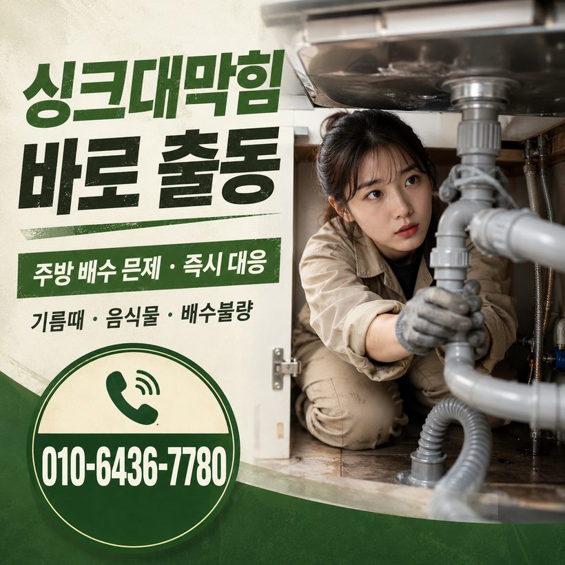 중동 하수구막힘 빠른출동 3