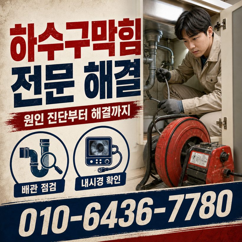 덕천동 하수구막힘 빠른출동 3
