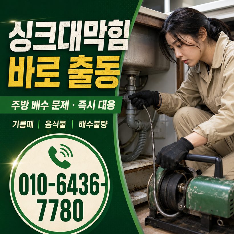 하단동 하수구막힘 빠른출동 2