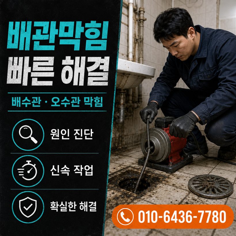 수민동 하수구막힘 빠른출동 4