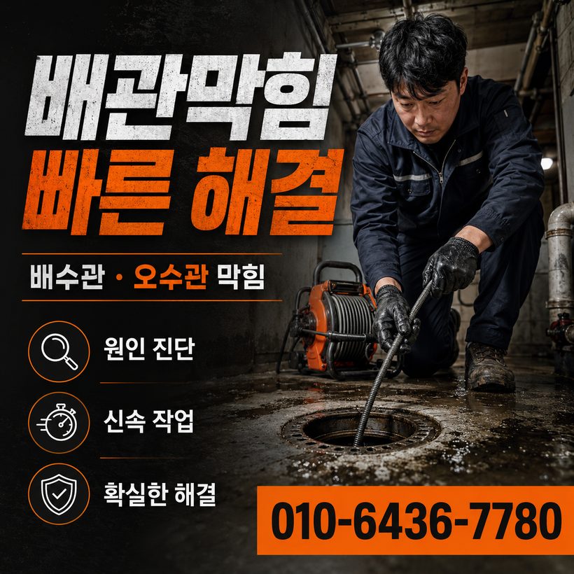 구포동 하수구막힘 빠른출동 1