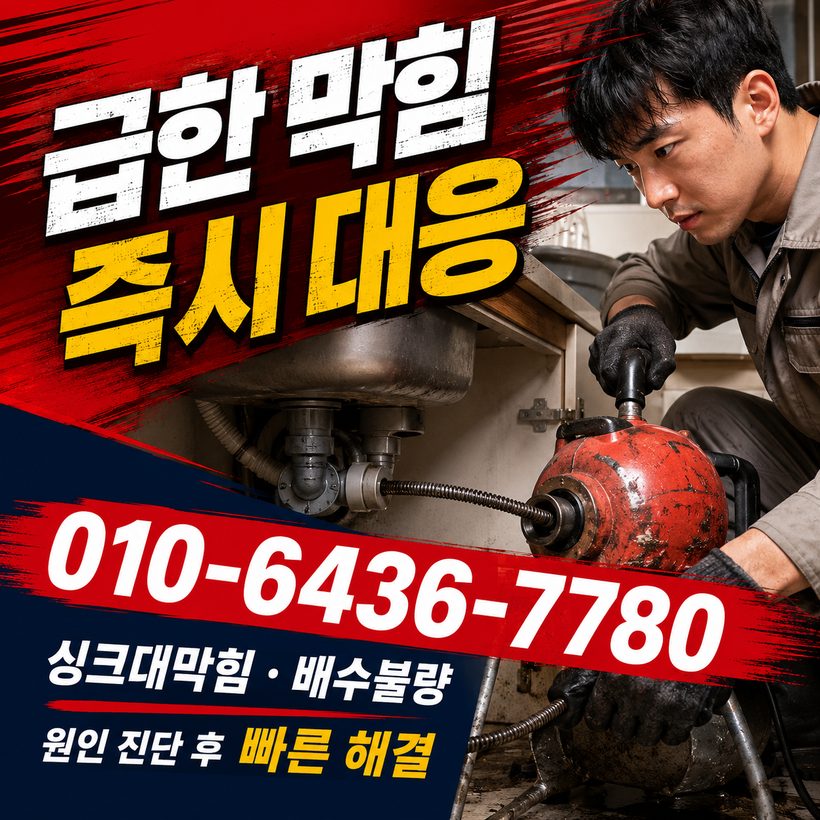 재송동 하수구막힘 빠른출동 4