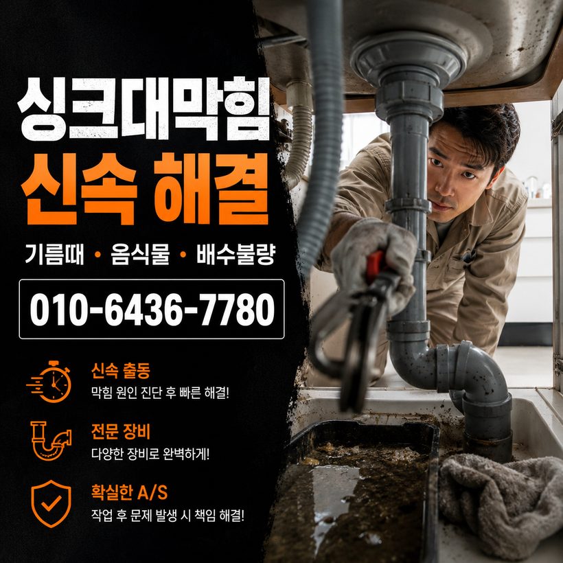 온천동 하수구막힘 빠른출동 5