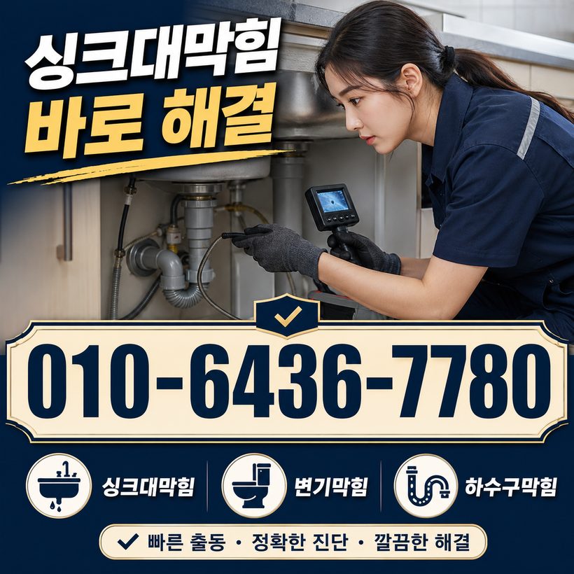 감천동 하수구막힘 빠른출동 4