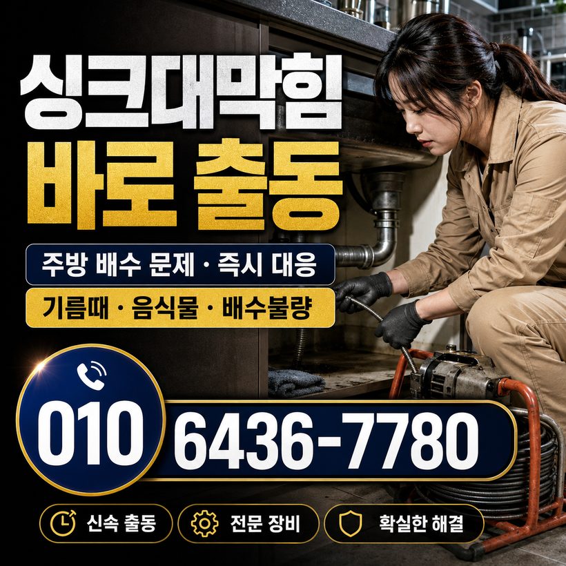 반여동 하수구막힘 빠른출동 4