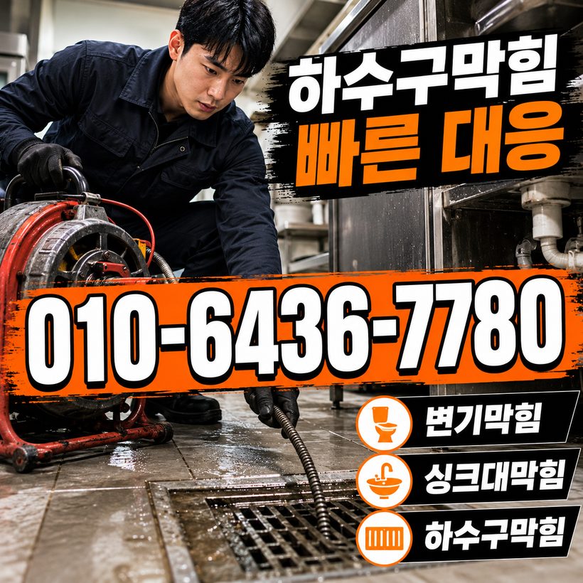 금성동 하수구막힘 빠른출동 1